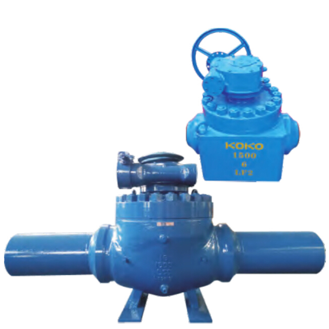 TOP ENTRY TRUNNION MOUNTED BALL VALVE